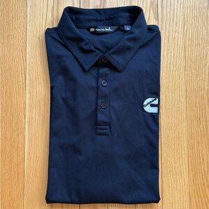 Travis Mathew Men’s Short Sleeve Performance Polo Shirt XL Black Cummins Diesel